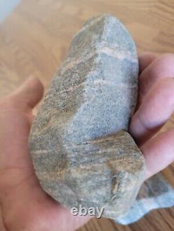 Pink & Gray Granite Native American Stone Effigy Rock Art, Artifacts, Tools