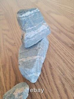 Pink & Gray Granite Native American Stone Effigy Rock Art, Artifacts, Tools