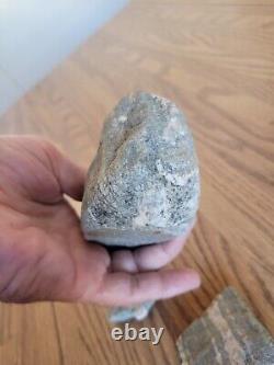 Pink & Gray Granite Native American Stone Effigy Rock Art, Artifacts, Tools