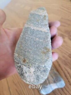 Pink & Gray Granite Native American Stone Effigy Rock Art, Artifacts, Tools