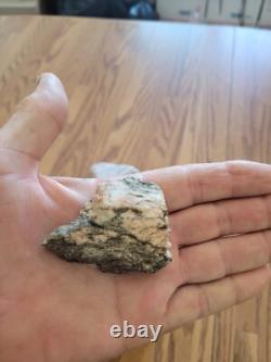 Pink Snake Native American Indian Stone Effigy Rock Art, Artifacts, Tools