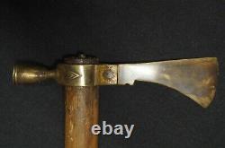 Pipe Tomahawk with brass blade Lakota Sioux tribe early 20th C