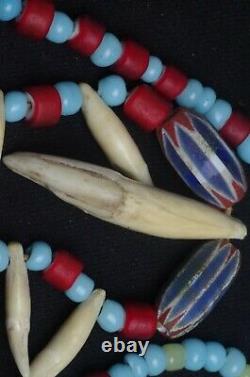 Plains beaded necklace Native American early 20th C