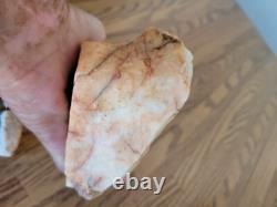 Quartz Crystal Dog Effigy Native American Stone Rock Art, Artifacts, Tools