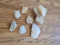 Quartz Crystal Fox Native American Indian Stone Effigy Art, Artifacts, Tools