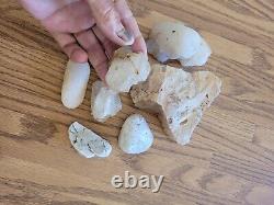 Quartz Crystal Fox Native American Indian Stone Effigy Art, Artifacts, Tools