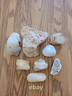 Quartz Crystal Fox Native American Indian Stone Effigy Art, Artifacts, Tools