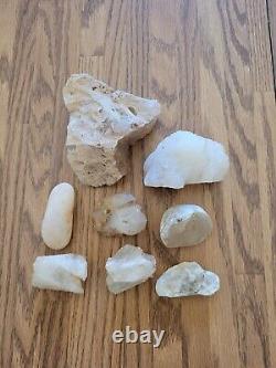 Quartz Crystal Fox Native American Indian Stone Effigy Art, Artifacts, Tools