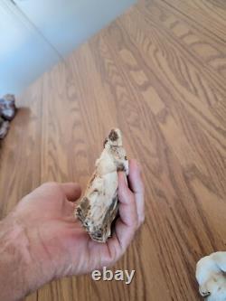 Quartz Crystal Tomahawk Native American Stone Effigy Rock Art, Artifacts, Tools