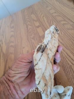 Quartz Crystal Tomahawk Native American Stone Effigy Rock Art, Artifacts, Tools