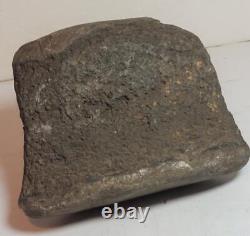 RARE Authentic Early Native American Indian Unique Hand Grinding Stone Pestal