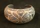 Ralph Tawangyaouma Early Hopi Cuff Bracelet Sterling Silver Native American