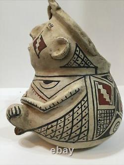Rare Antique Native American Casas. Grandes Pottery Figural Pitcher Early 1900s