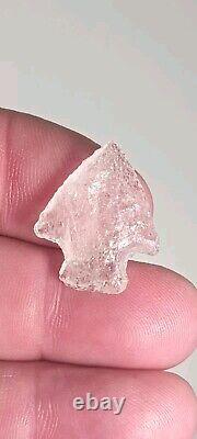 Rare Authentic Translucent Early Corner Notched Dart, Bird Point, Arrowhead