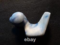 Rare! Blue Birdstone Native American Popeye Birdstone, Port-062408385