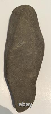 Rare Early Native American Stone Hammer Club Maul Tool Left Handed Handle