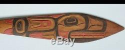 Rare Early Northwest Haida Or Tlingit Ceremonial Dance Padle Native American