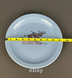 Rare Early SQUAW VALLEY SKI RESORT 9.5 Restaurant Dinner Plate Native American