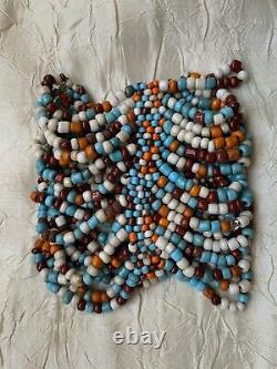 Rare Vintage Beaded Bracelet Turquoise, Coral, and other stones beads