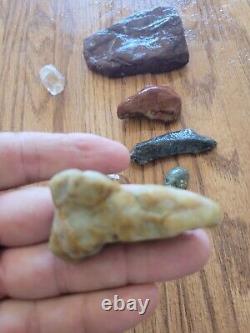 Red Jasper Coyote Native American Indian Stone Effigy RockArt Artifacts, Tools