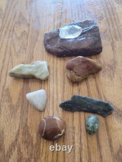 Red Jasper Coyote Native American Indian Stone Effigy RockArt Artifacts, Tools