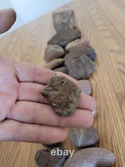 Red Jasper + Native American Indian Stone Effigy Art, Artifacts, Tools