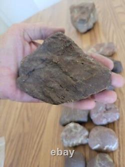 Red Jasper + Native American Indian Stone Effigy Art, Artifacts, Tools