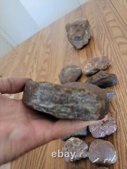 Red Jasper + Native American Indian Stone Effigy Art, Artifacts, Tools