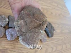 Red Jasper + Native American Indian Stone Effigy Art, Artifacts, Tools