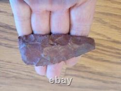 Red Obsidian Knife Native American Stone Rock Art, Artifacts, Tools