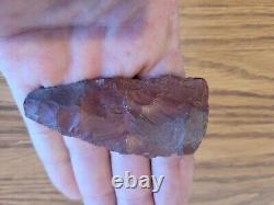 Red Obsidian Knife Native American Stone Rock Art, Artifacts, Tools