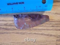 Red Obsidian Knife Native American Stone Rock Art, Artifacts, Tools