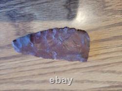 Red Obsidian Knife Native American Stone Rock Art, Artifacts, Tools