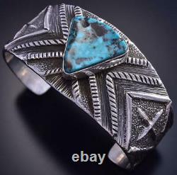 Royston Turquoise Silver Bracelet by Virgil Reeder 9K03B