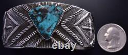 Royston Turquoise Silver Bracelet by Virgil Reeder 9K03B