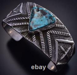 Royston Turquoise Silver Bracelet by Virgil Reeder 9K03B