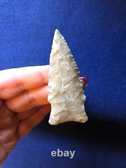 SCOTTSBLUFF Arkansas Beautiful Flaking AUTHENTIC EARLY ARCHAIC ARROWHEAD