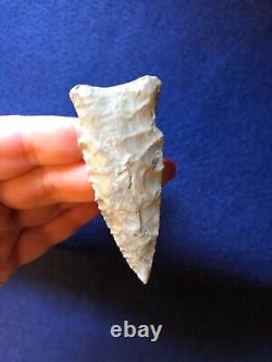 SCOTTSBLUFF Arkansas Beautiful Flaking AUTHENTIC EARLY ARCHAIC ARROWHEAD