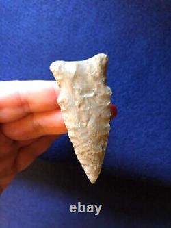 SCOTTSBLUFF Arkansas Beautiful Flaking AUTHENTIC EARLY ARCHAIC ARROWHEAD