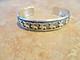 Special Early Tommy Singer (d.) Navajo Sterling Nine Buffalo Design Bracelet