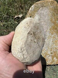 ST group Authentic Archaic Indian Grinding Matate & Stone From The Wolf Fam. Col