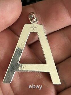 STERLING NATIVE AMERICAN TURQUOISE CORAL LETTER A INITIAL PENDANT & Other Ask