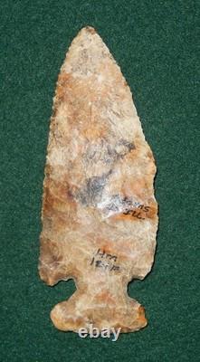 SUPER early archaic THEBES KNIFE CREEK FOUND IN ADAMS CO. IL. 4 YOUR COLL. N152
