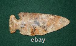 SUPER early archaic THEBES KNIFE CREEK FOUND IN ADAMS CO. IL. 4 YOUR COLL. N152