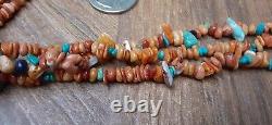 Santo Domingo DELBERT CRESPIN FAMILY Necklace Multi stone + Turquoise RARE Big