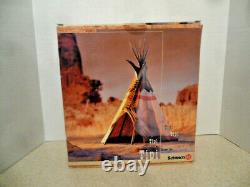 Schleich Germany Native American Tipi 42011 Teepee Elastolin & Other Indians
