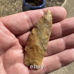 Searcy Dart Point / Hafted Knife 2 5/8 Colorful Quartzite Searcy Co Arkansas