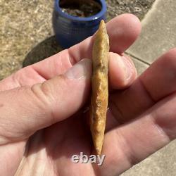 Searcy Dart Point / Hafted Knife 2 5/8 Colorful Quartzite Searcy Co Arkansas