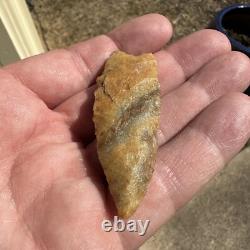 Searcy Dart Point / Hafted Knife 2 5/8 Colorful Quartzite Searcy Co Arkansas