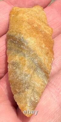 Searcy Dart Point / Hafted Knife 2 5/8 Colorful Quartzite Searcy Co Arkansas